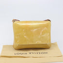 LOUIS VUITTON Monogram Vernis Thompson Street Bag Beige M91301 LV Auth BA16424A-26