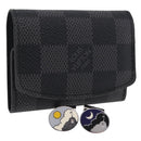LOUIS VUITTON Damier Graphite Buton De Manchette Cuffs LV Auth BA16425V-1