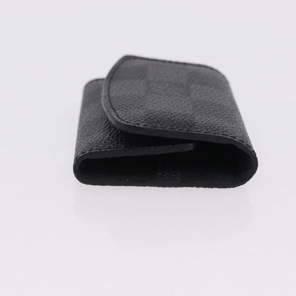 LOUIS VUITTON Damier Graphite Buton De Manchette Cuffs LV Auth BA16425V