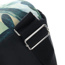 Valentino Backpack Nylon Green Silver Auth BA16427V-10