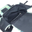 Valentino Backpack Nylon Green Silver Auth BA16427V-22