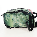 Valentino Backpack Nylon Green Silver Auth BA16427V-5