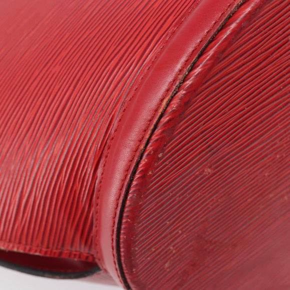 LOUIS VUITTON Epi Saint Jacques Shopping Shoulder Bag Red M52277 LV Auth BA16428
