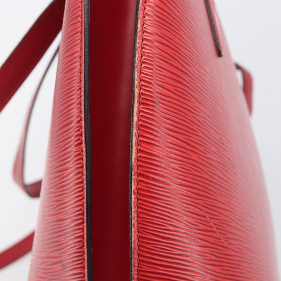 LOUIS VUITTON Epi Saint Jacques Shopping Shoulder Bag Red M52277 LV Auth BA16428