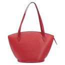 LOUIS VUITTON Epi Saint Jacques Shopping Shoulder Bag Red M52277 LV Auth BA16428-2