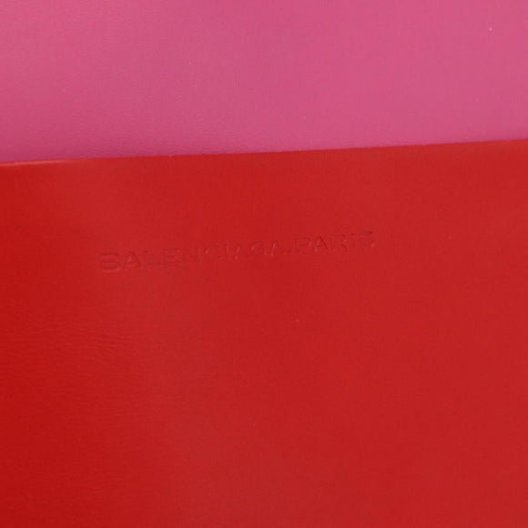 Balenciaga Tote Bag Leather Pink Red 292525 Auth BA16430A