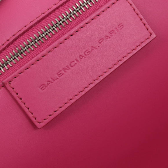 Balenciaga Tote Bag Leather Pink Red 292525 Auth BA16430A