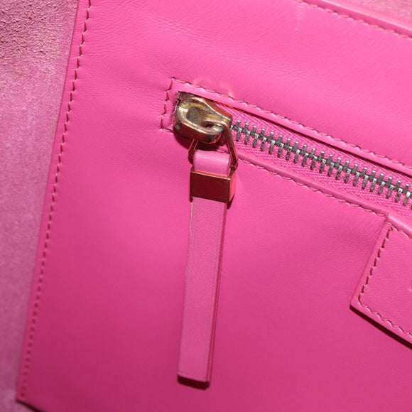 Balenciaga Tote Bag Leather Pink Red 292525 Auth BA16430A