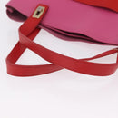 Balenciaga Tote Bag Leather Pink Red 292525 Auth BA16430A-7