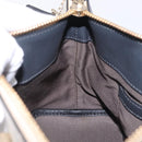 Chloe Bailey Hand Bag Leather 2way Gray Gold Auth BA16432-25