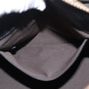 Chloe Bailey Hand Bag Leather 2way Gray Gold Auth BA16432-26