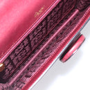 Cartier Must Line Shoulder Bag Leather Bordeaux Gold Auth BA16433-11