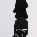 Valentino Backpack Canvas Black Silver Auth BA16435A-13