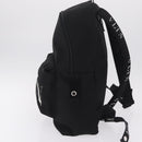 Valentino Backpack Canvas Black Silver Auth BA16435A-4