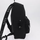 Valentino Backpack Canvas Black Silver Auth BA16435A-5