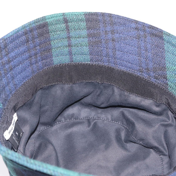 Miu Miu Bucket Hat Wool S Blue Green Auth BA16439V