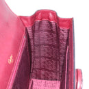 Cartier Must Line Hand Bag Leather Bordeaux Gold Auth BA16441-20