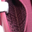 Cartier Must Line Hand Bag Leather Bordeaux Gold Auth BA16441-23