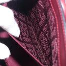 Cartier Must Line Hand Bag Leather Bordeaux Gold Auth BA16441-24