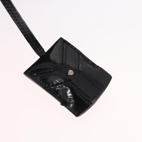 SAINT LAURENT Muse Toe Hand Bag Patent leather Ivory Gold 156464 Auth BA16445