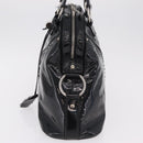 SAINT LAURENT Muse Toe Hand Bag Patent leather Ivory Gold 156464 Auth BA16445-3
