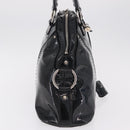 SAINT LAURENT Muse Toe Hand Bag Patent leather Ivory Gold 156464 Auth BA16445-4