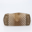GUCCI GG Canvas Tote Bag Beige Gold 269956 Auth BA16448-10