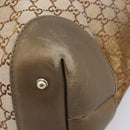 GUCCI GG Canvas Tote Bag Beige Gold 269956 Auth BA16448-11