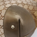 GUCCI GG Canvas Tote Bag Beige Gold 269956 Auth BA16448-13