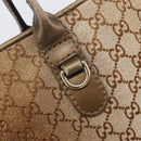 GUCCI GG Canvas Tote Bag Beige Gold 269956 Auth BA16448-16