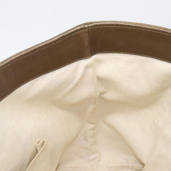 GUCCI GG Canvas Tote Bag Beige Gold 269956 Auth BA16448