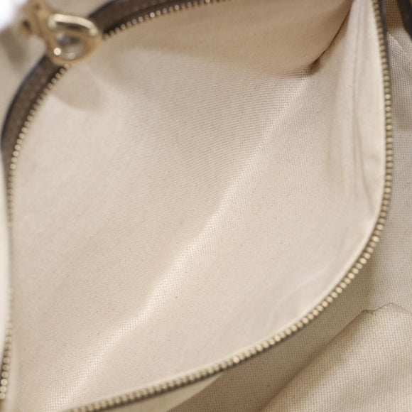 GUCCI GG Canvas Tote Bag Beige Gold 269956 Auth BA16448