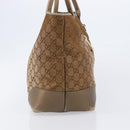 GUCCI GG Canvas Tote Bag Beige Gold 269956 Auth BA16448-5
