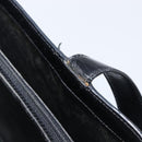 CHANEL Tote Bag Patent Leather Black Gold CC Auth BA16451-16