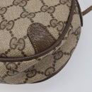 GUCCI GG Supreme Web Sherry Line Bag PVC Beige Gold 89 02 066 Auth BA16454-15
