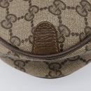 GUCCI GG Supreme Web Sherry Line Bag PVC Beige Gold 89 02 066 Auth BA16454-18