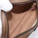 GUCCI GG Supreme Web Sherry Line Bag PVC Beige Gold 89 02 066 Auth BA16454-10