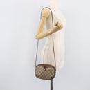 GUCCI GG Supreme Web Sherry Line Bag PVC Beige Gold 89 02 066 Auth BA16454-23