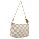 LOUIS VUITTON Damier Azur Mini Pochette Accessoires Pouch N63005 LV Auth BA16455-1