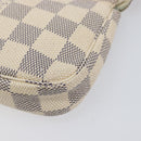 LOUIS VUITTON Damier Azur Mini Pochette Accessoires Pouch N63005 LV Auth BA16455-14