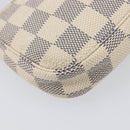 LOUIS VUITTON Damier Azur Mini Pochette Accessoires Pouch N63005 LV Auth BA16455-17