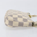 LOUIS VUITTON Damier Azur Mini Pochette Accessoires Pouch N63005 LV Auth BA16455-3