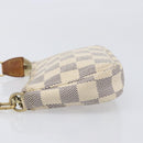 LOUIS VUITTON Damier Azur Mini Pochette Accessoires Pouch N63005 LV Auth BA16455-4