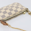 LOUIS VUITTON Damier Azur Mini Pochette Accessoires Pouch N63005 LV Auth BA16455-6