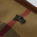 BURBERRY Shoulder Bag Canvas Brown Auth BA1646-10