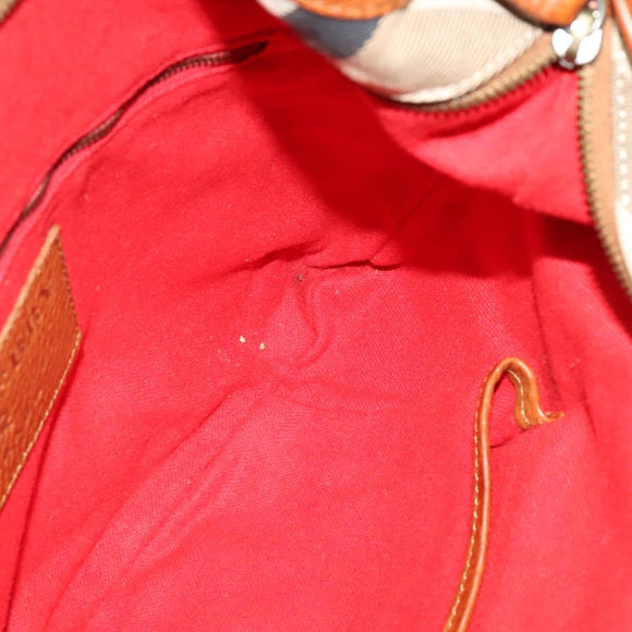 BURBERRY Shoulder Bag Canvas Brown Auth BA1646