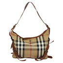 BURBERRY Shoulder Bag Canvas Brown Auth BA1646-13