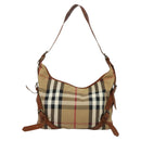 BURBERRY Shoulder Bag Canvas Brown Auth BA1646-2