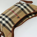 BURBERRY Shoulder Bag Canvas Brown Auth BA1646-6