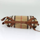 BURBERRY Shoulder Bag Canvas Brown Auth BA1646-5